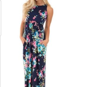Floral maxi dress
